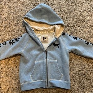 Blue Black Dog Hoodie